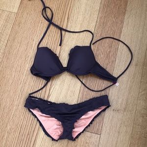 Victoria Secret Swim Suit with Ruffle Trim